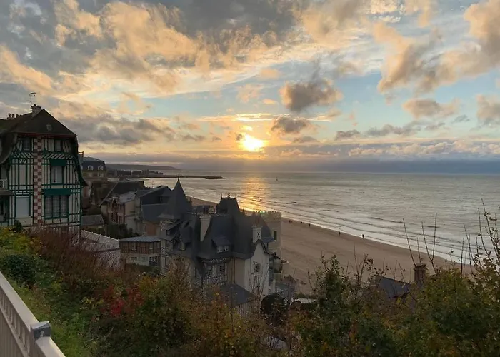 شقة Trouville-apt Renove-balcon Magnifique Vue تروفيي سور مير